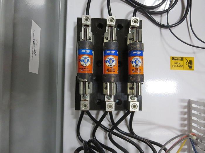 Used Schwab Vollhaber Lubratt W/Hubbell Wiegmann 25-40HP4SBS3FD Fused Disconnect