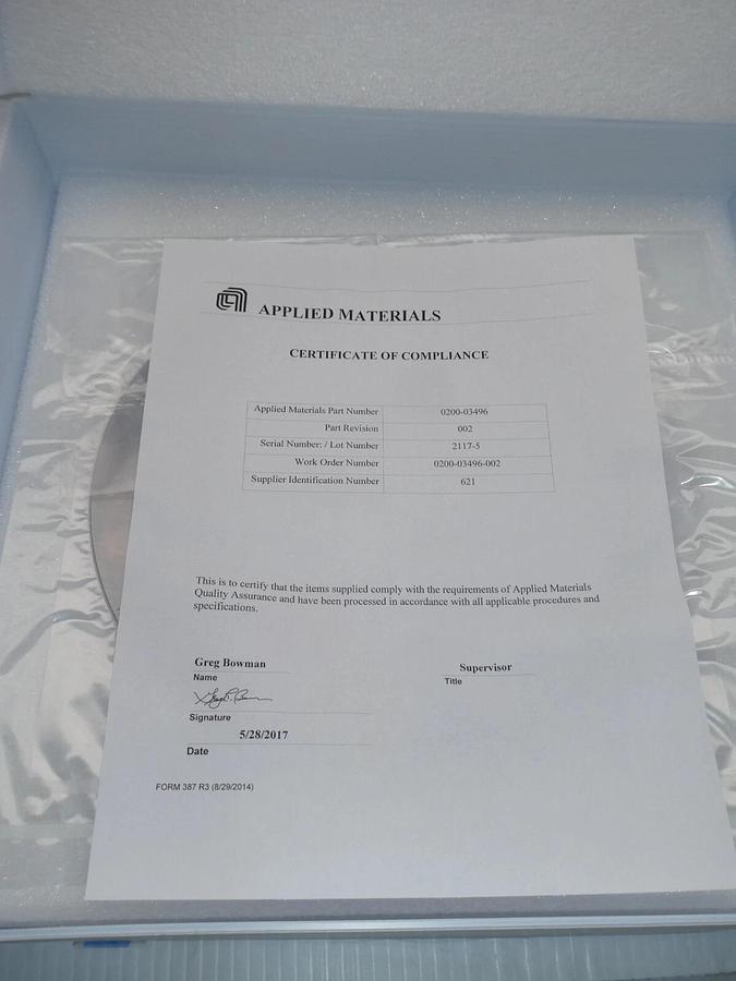 Applied Materials 0200-03496