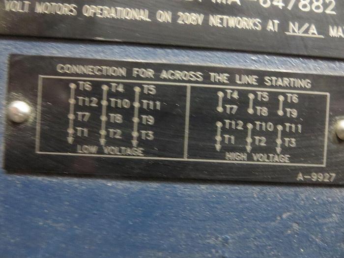 Used Marathon 8C 404TTDS6067AN A100MC2DPMA-647882 Electric Motor 100 HP Cont Duty