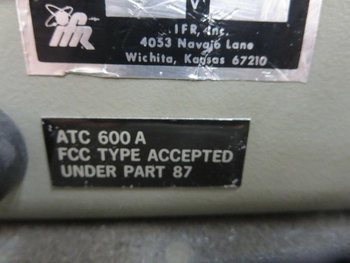 Used IFR (Aeroflex) ATC-600A Test Set - DME/Transponder Ramp Tester - Used