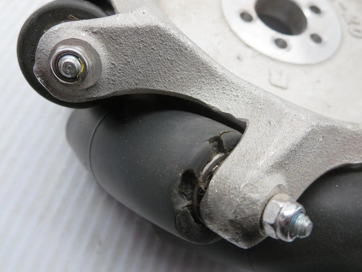 Used Hangfa CMA-20 Mecanum Wheel 12 Poly Rollers 45 Deg Cast Alum Hub