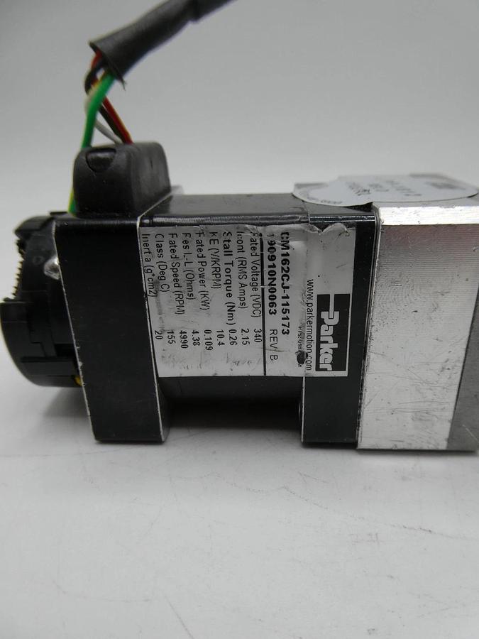 Used Parker CM162CJ-115173 Rotary Servo W/ Gear CSF-11-30-2XH-F Size: 11 Ratio: 30