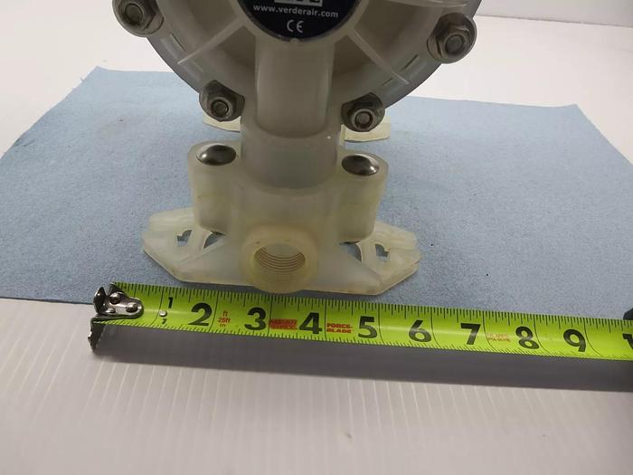 Used VerderAir 810.0896 (VA15) Pump Double Diaphragm 8.3BAR 3.6KG VA15PP-PPTFTTOTBOO