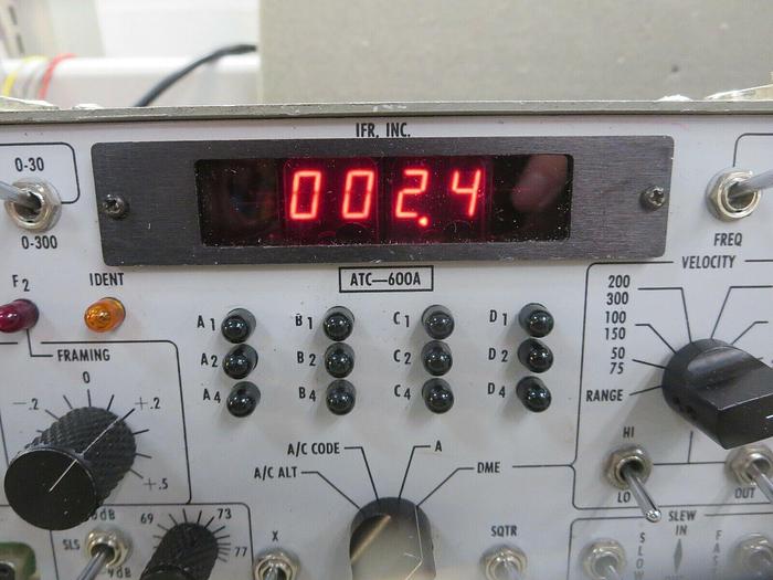 Used IFR (Aeroflex) ATC-600A Test Set - DME/Transponder Ramp Tester - Used