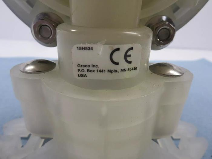 Used Graco Husky 515 D52911 Double Diaphragm Pump Max GPM 15-60 Max Air PSI/Bar 100-7
