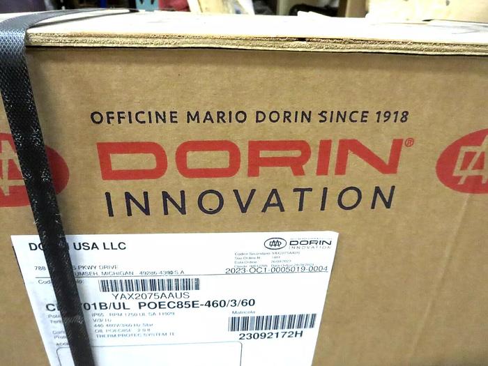 Used Dorin  CDS701B/UL (313128) Compressor CO2S 7HP 460V/3PH/60HZ