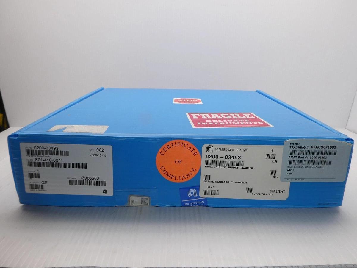 Used Applied Materials AMAT 0200-03493 RING BARRIER
