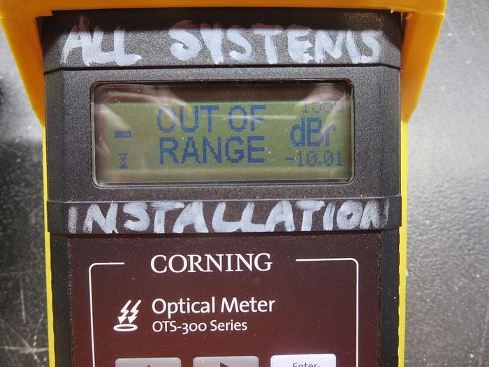 Used Corning Cable Systems OTS-3MDSD-55 Fiber Loss Test Kit W/Assorted Accessories #1