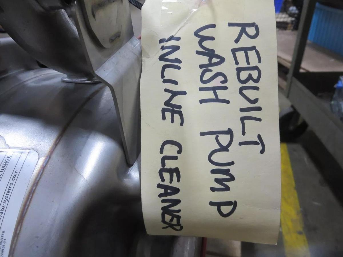 Used Baldor & Goulds H2O Tech JMM3713T & 11SH2M52C2 Wash Pump Assy.