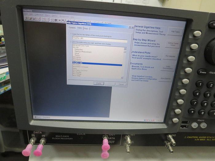 Used Wavecrest SIA-4000D SIGNAL INTEGRITY ANALYZER "Needs Cal" Parts/Repair Read Desc SIA-4000D