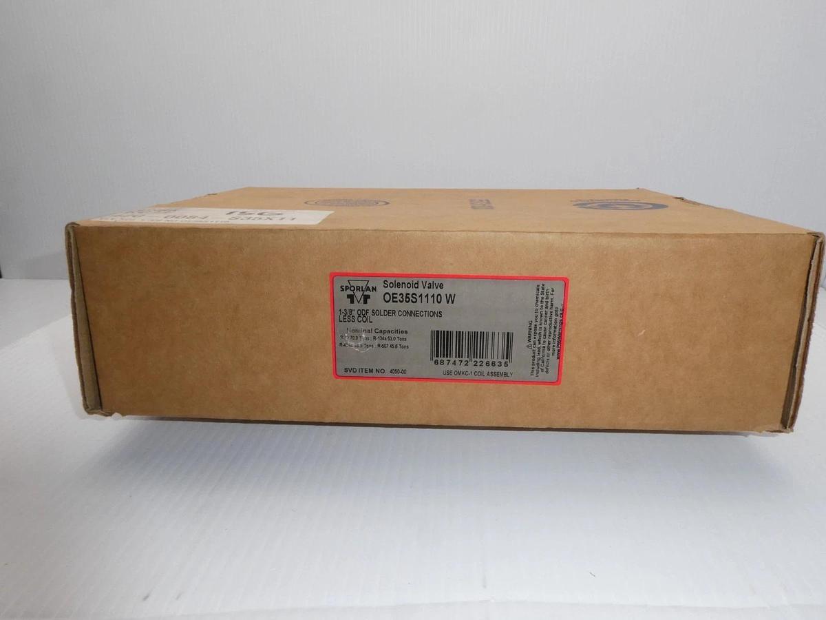 SPORLAN OE35S1110 4050-00 Solenoid valve 1-3/8" ODF "Less Coil"