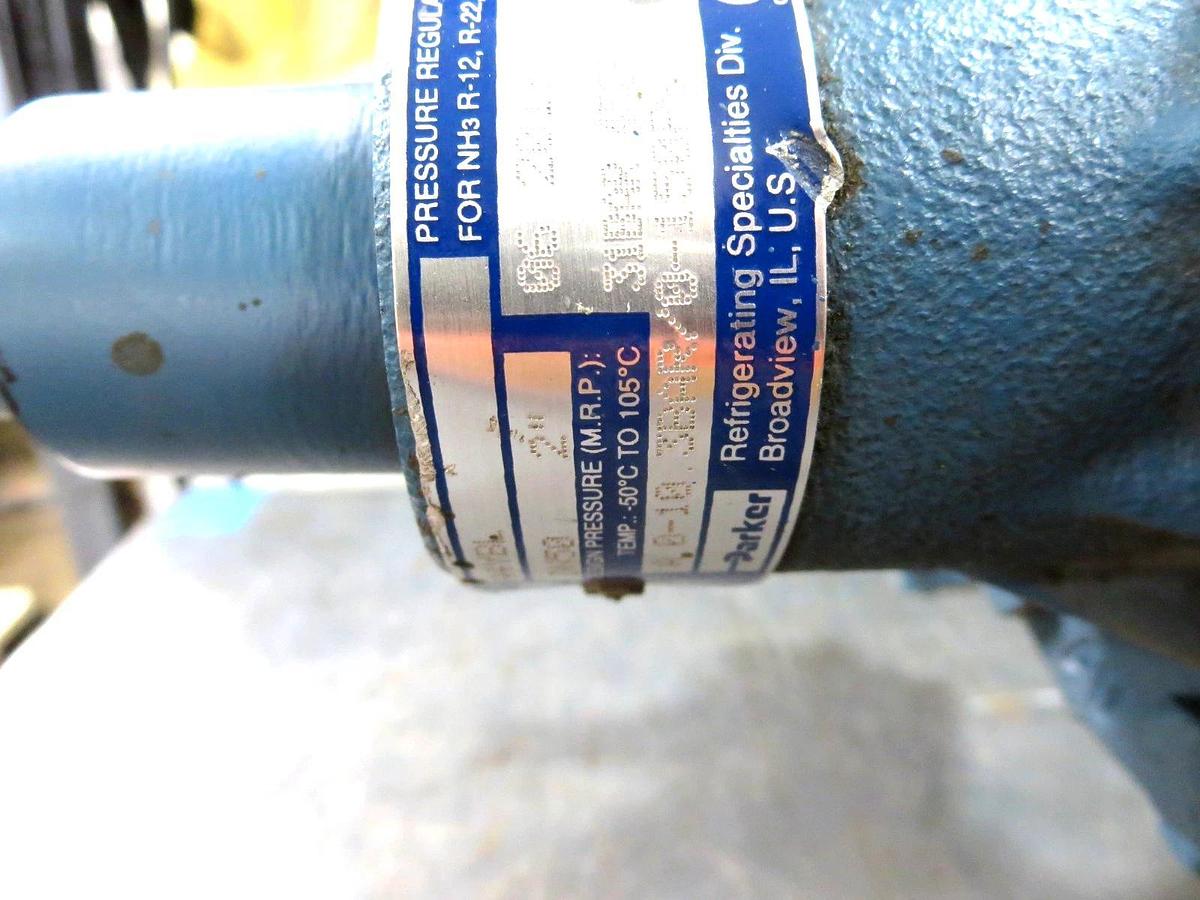 Used Parker A4YBL Differential Pressure Relief Regulator 2" DN 50 31 BAR PSIG 0-150
