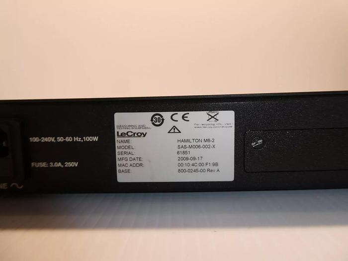 Used LeCroy Sierra Hamilton M6-2 SAS / SATA Protocol Analyzer SAS-M006-002-X