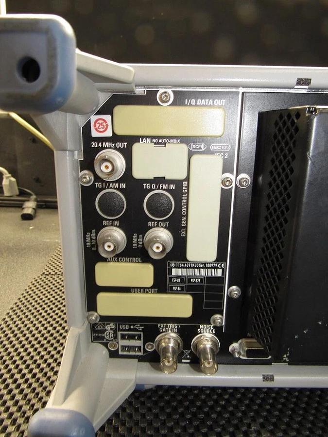 Used Rohde & Schwarz FSP30 9kHz to 30GHz Spectrum Analyser