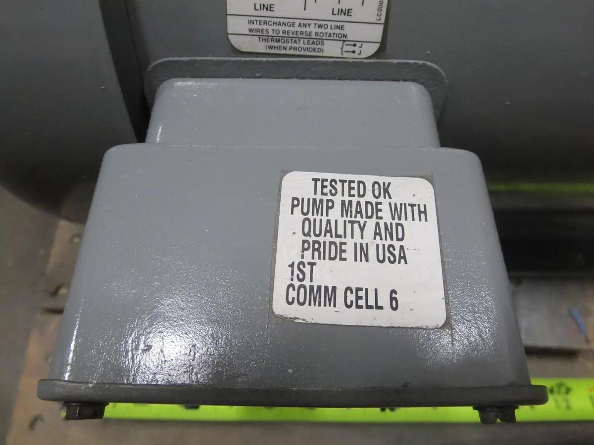 Used Baldor & Goulds H2O Tech JMM3713T & 11SH2M52C2 Wash Pump Assy.