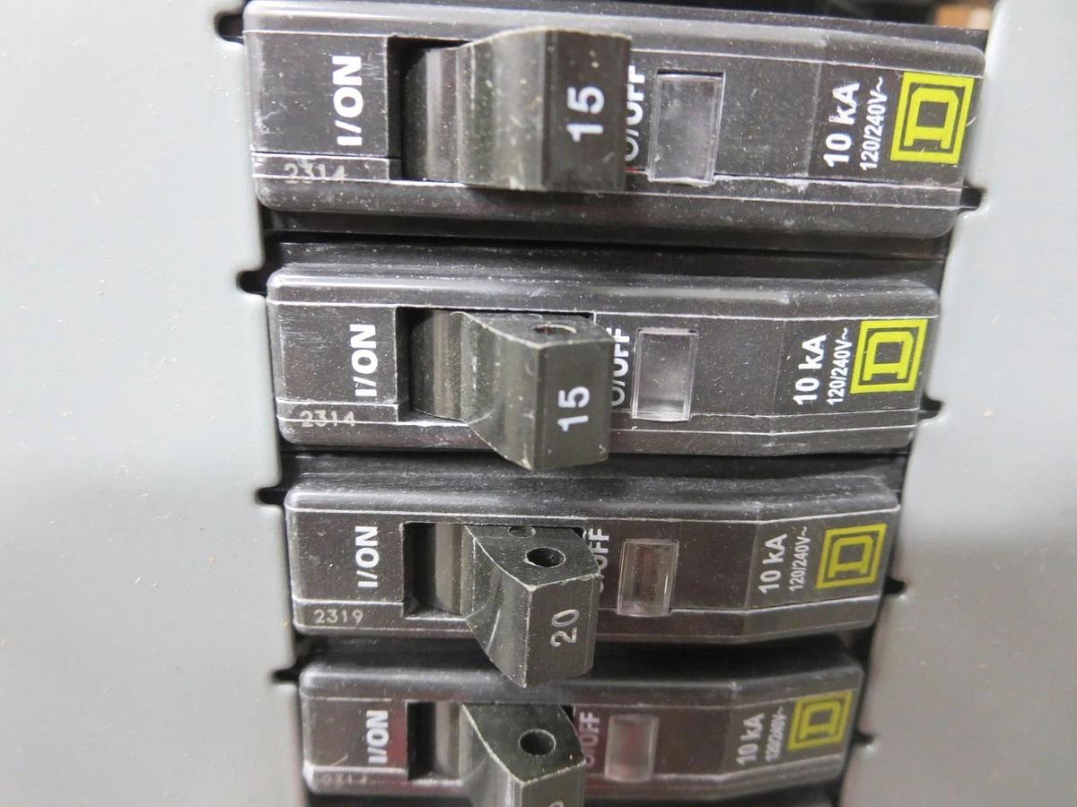 Used Square D 29450954160020001 Load Center 200A 208Y/120 3PH 42 Space