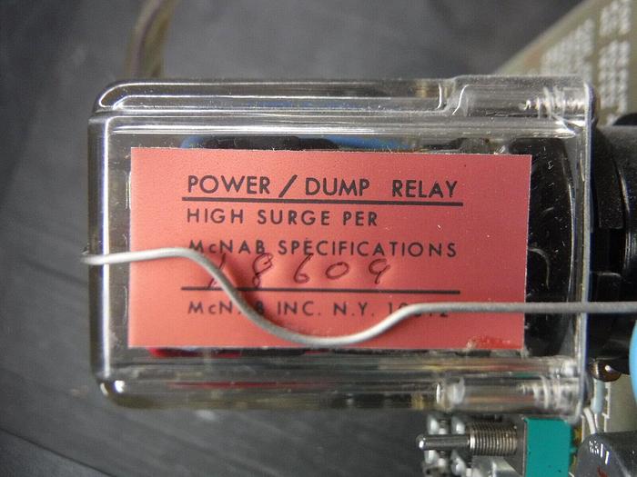 Used McNAB Inc. P/N: 18667 / DWG 18451 Micromhos-CM Specific Conductance Panel Meter