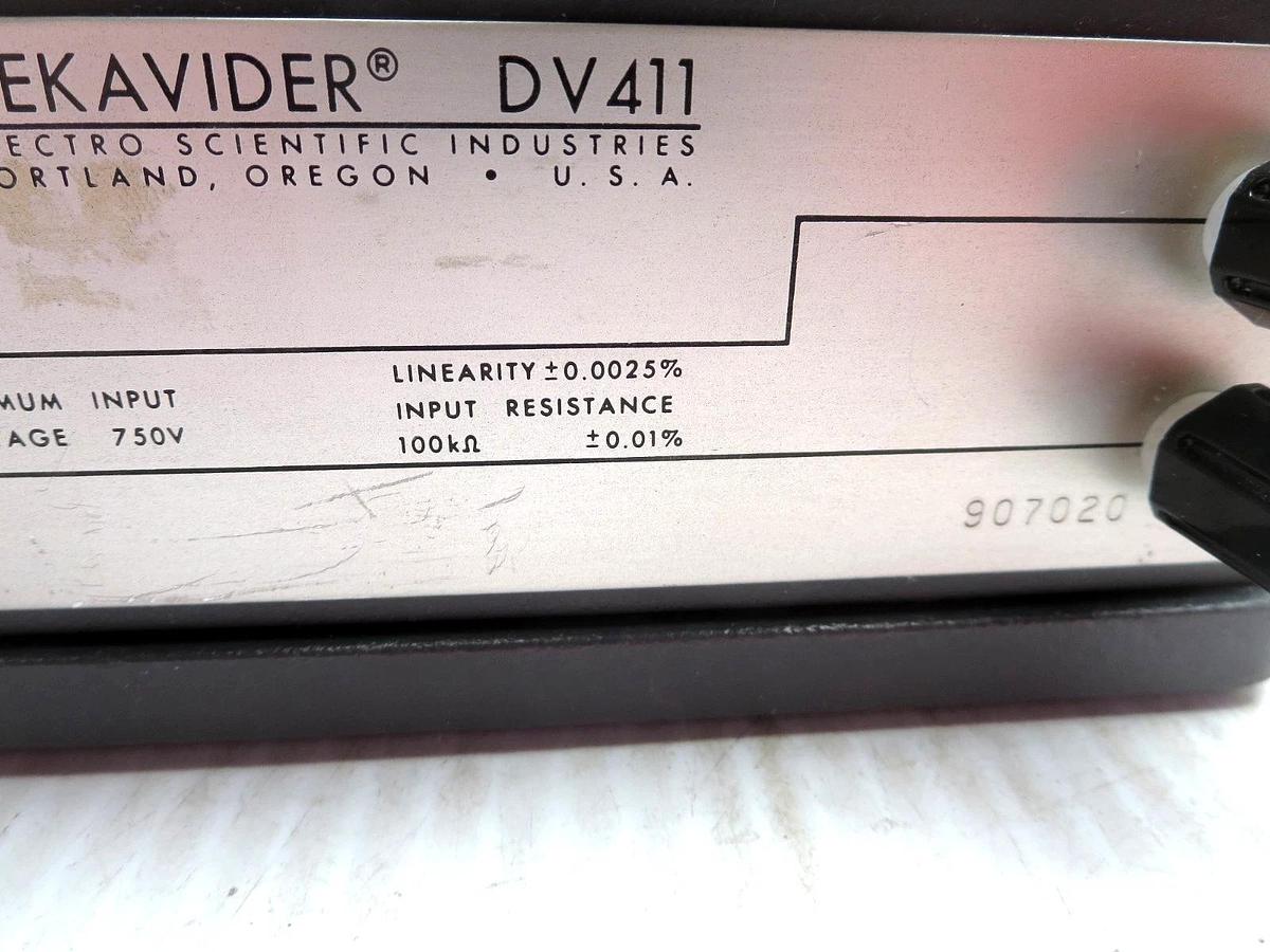 Used ESI DV411 Dekavider Max E In 750V Input Res 100K Ohm