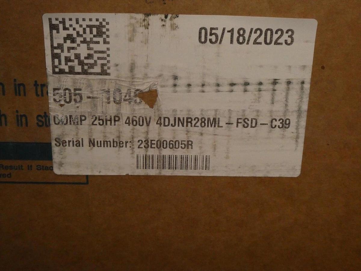 Used Copeland 4DJNR28ML-FSD-C39 Copeland Discus™ 3D with CoreSense Tech