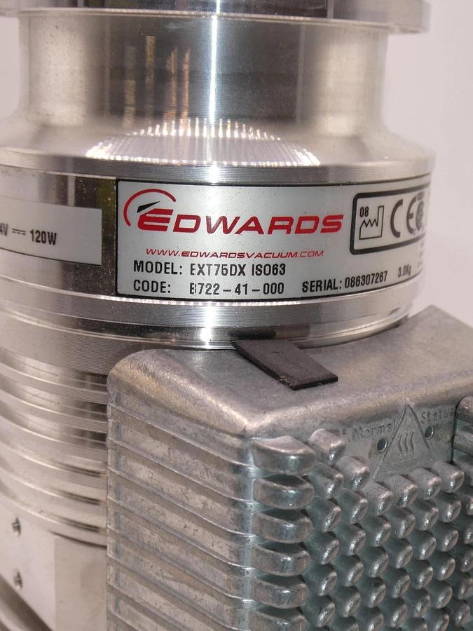 Used Edwards EXT75DX ISO63 Compound Turbo Pump