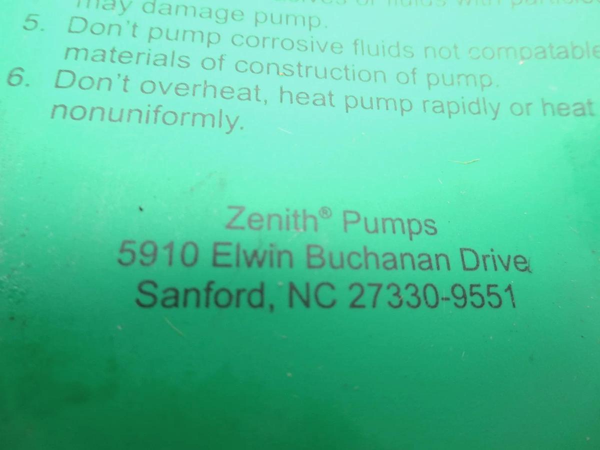 Zenith Pumps 11-43910-7000-0 Pump