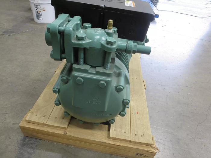 Used Bitzer 6JE-25-2NU-2D Compressor 208-230/460VAC 60HZ 3PH Semi-Herm Therm Prot NOB