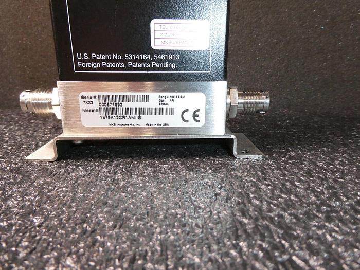 Used MKS 1479A12CR1AM-S Gas: AR 100 SCCM BARATRON