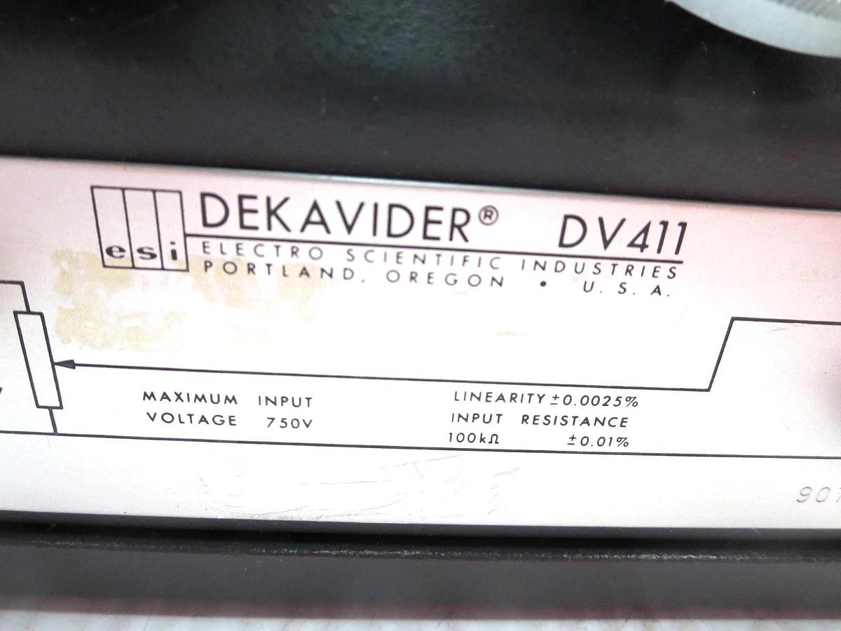 Used ESI DV411 Dekavider Max E In 750V Input Res 100K Ohm