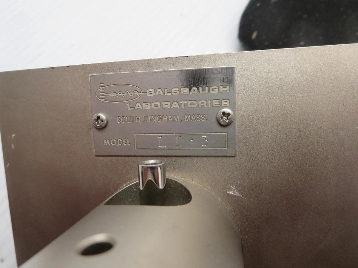 Used Balsbaugh Laboratories LD-3 Dielectric Cell With Starrett Micrometer