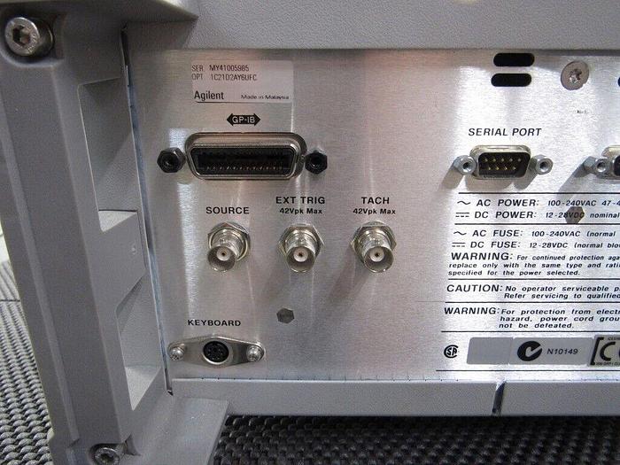 Used Agilent  35670A Dynamic Signal Analyzer FFT 4 Channels- Opt 1D2,1C2, AY6, UFC