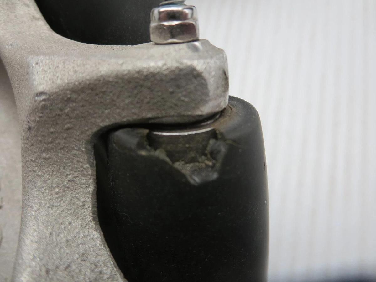 Used Hangfa CMA-20 Mecanum Wheel 12 Poly Rollers 45 Deg Cast Alum Hub