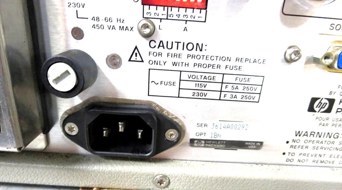 Used Share H-P Agilent 83651B Synthesized Sweeper 10MHz - 50GHz 115-230VAC 48-66Hz