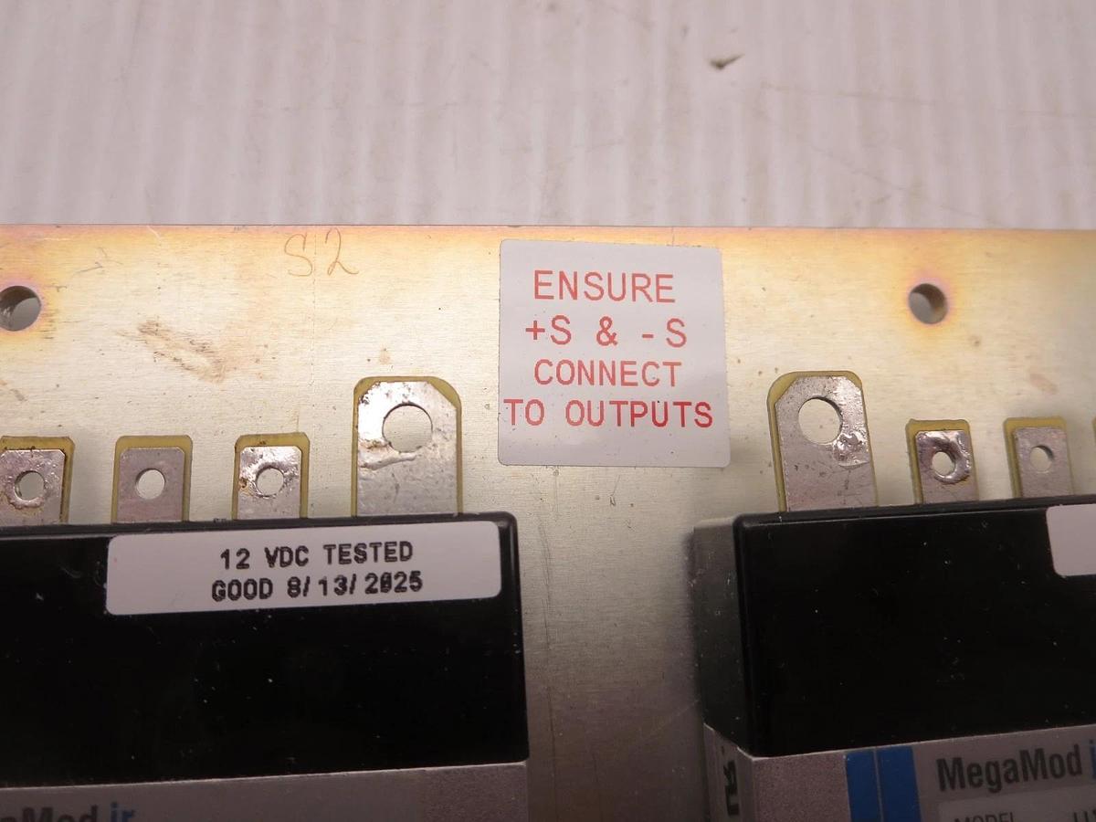 Used Vicor VI-LU4-CU-CC "FlatPac" Pwr Supply W/6 "MegaMod jr" Modules See Description