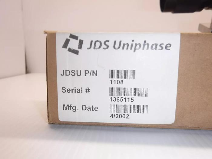 Used JDS Uniphase JDSU P/N: 1108 Optical Laser / Linos C30-1/6mm Lense