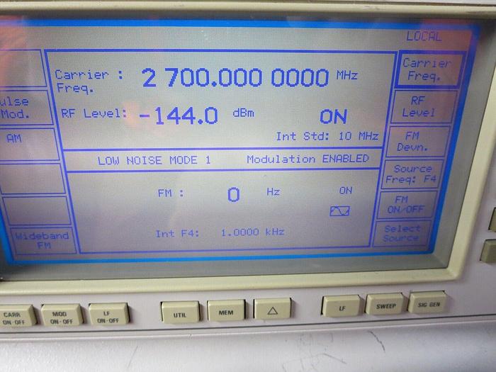 Used IFR  2041 Signal Generator Low Noise 10 KHz - 2.7 GHz Unit Powers On