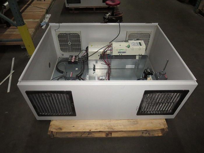 Used ABB Schaefers Enclosure W/Pictured Contents Reported All Working When Removed