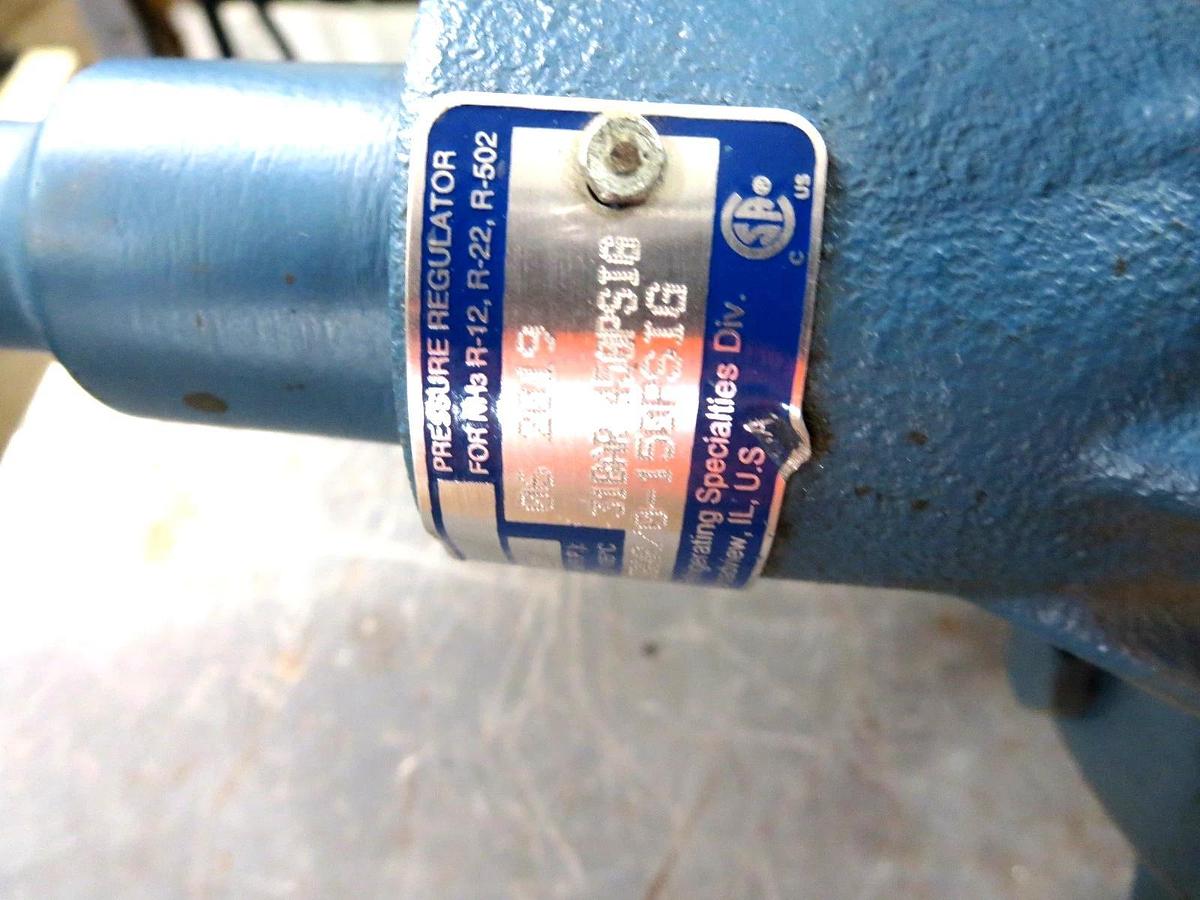 Used Parker A4YBL Differential Pressure Relief Regulator 2" DN 50 31 BAR PSIG 0-150