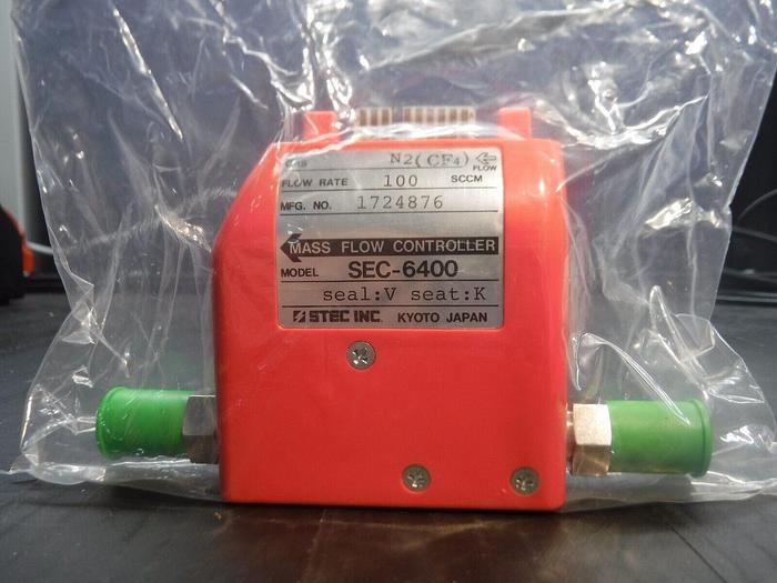 Used Horiba Stec Inc. Model: SEC-6400 Gas: N2 (CF4) Mass Flow Controller