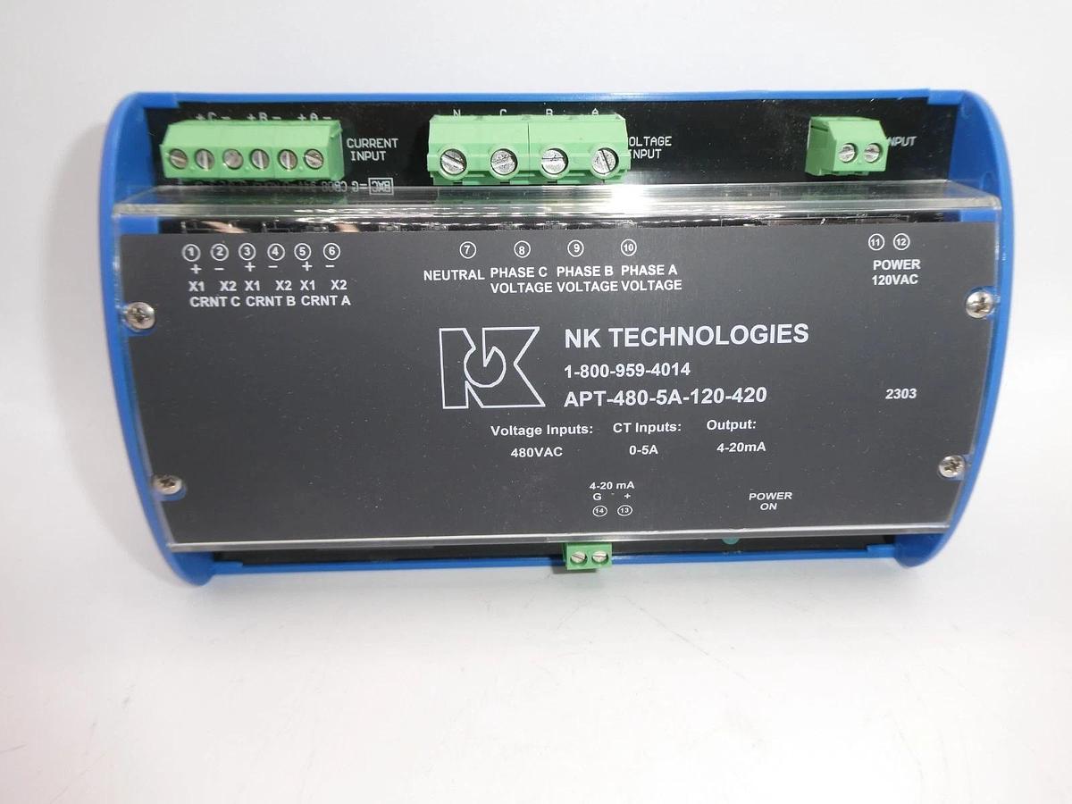 Used NK Technologies APT-480-5A-120-420 Active Power Transducer