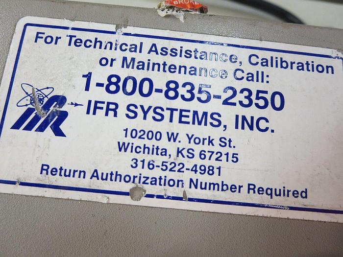 Used IFR  2041 Signal Generator Low Noise 10 KHz - 2.7 GHz Unit Powers On