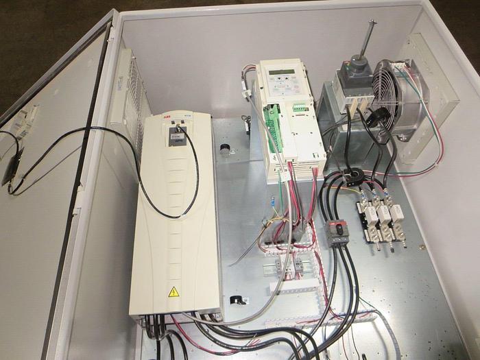Used ABB Schaefers Enclosure W/Pictured Contents Reported All Working When Removed