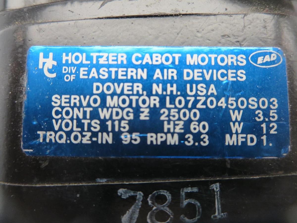 Used General Radio Co. & Holtzer Cabot Motors M5 Variac 3PH 120V 6A Motor Driven