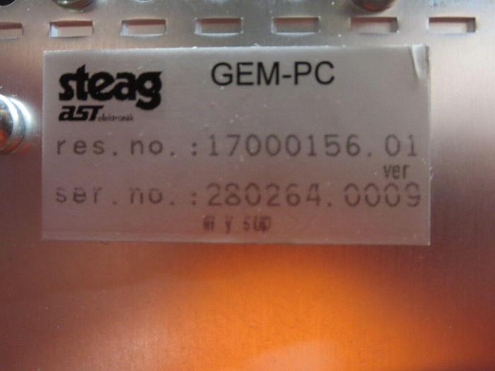 Used Steag (AST) 17000156.01 GEM-PC Module See Pics For Additional Information