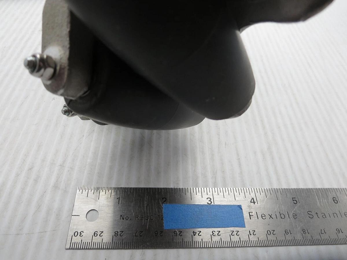 Used Hangfa CMA-20 Mecanum Wheel 12 Poly Rollers 45 Deg Cast Alum Hub