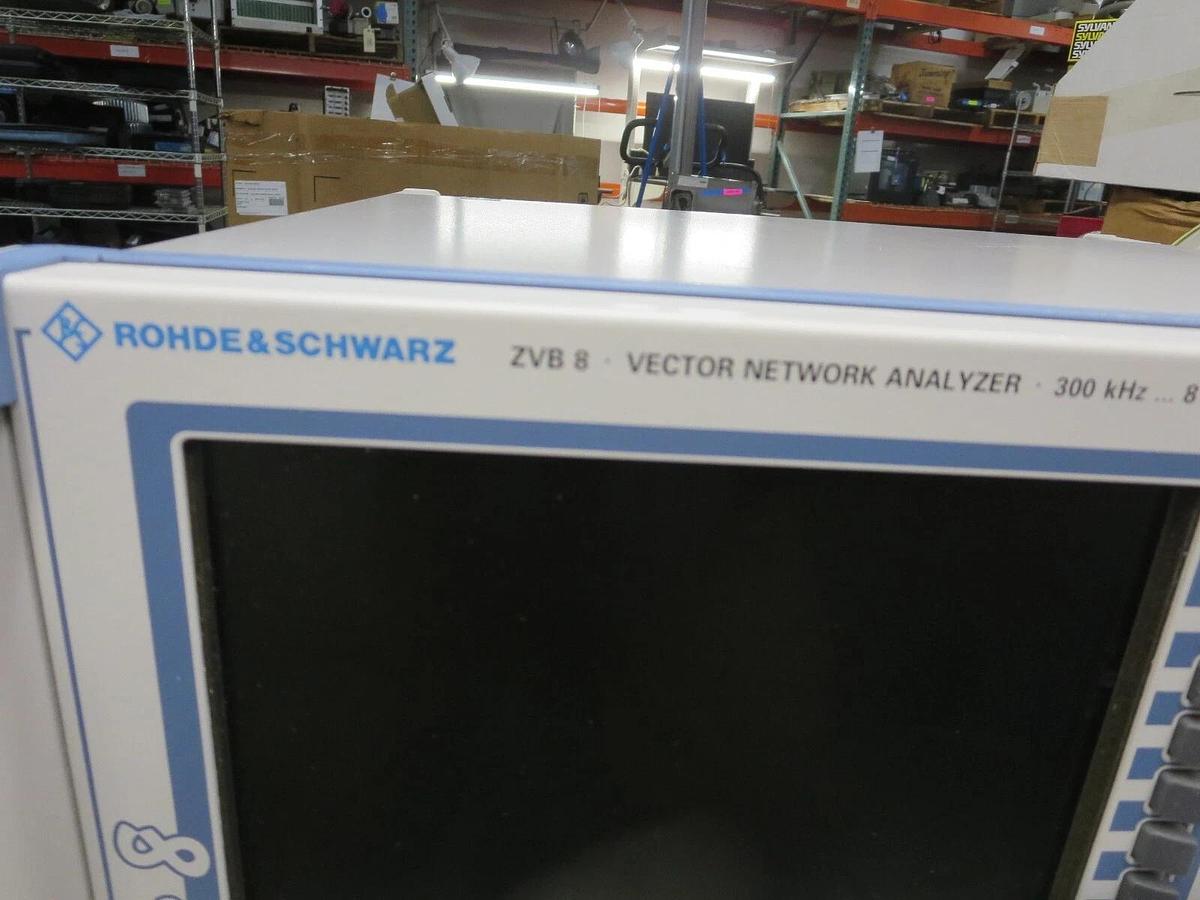 Used Rohde & Schwarz ZVB 8 Vector Network Analyzer 300 KHz - 8 GHz 2 Port