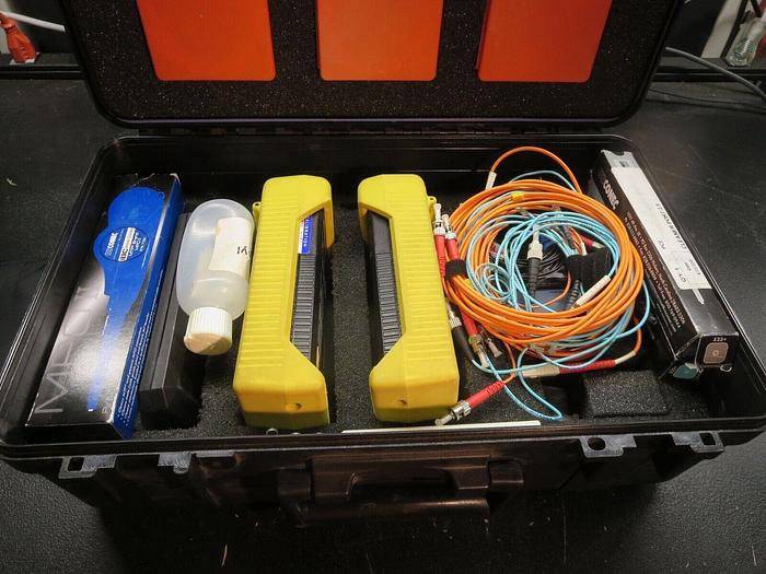 Used Corning Cable Systems OTS-3MDSD-55 Fiber Loss Test Kit W/Assorted Accessories #1