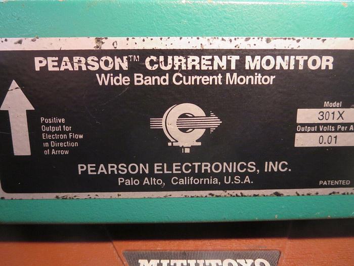 Used Pearson Electronics 301X Current Monitor Wideband 50 Ohm Mounted