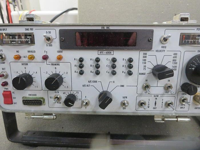 Used IFR (Aeroflex) ATC-600A Test Set - DME/Transponder Ramp Tester - Used