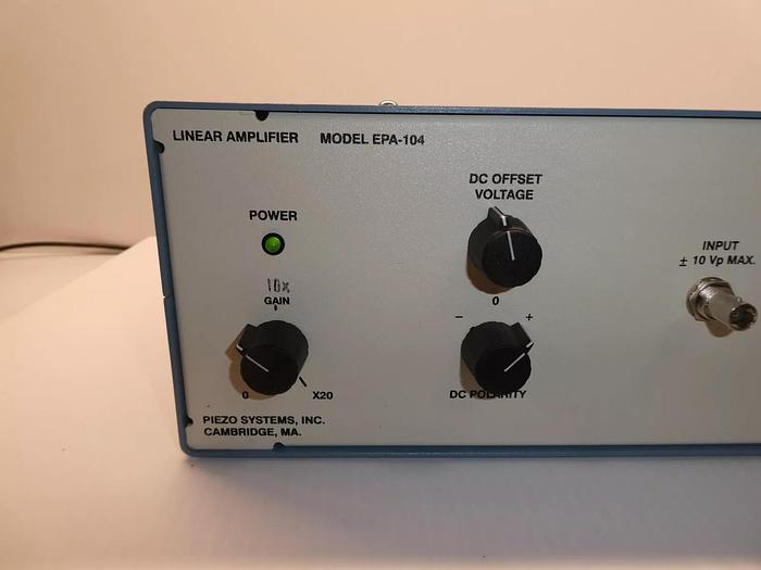 Used PIEZO SYSTEMS INC EPA-104 PIEZO AMPLIFIER Output 200V 200Ma