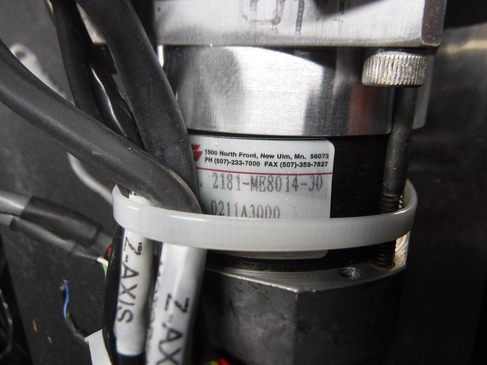 Used MCG 2181-ME8014-30 & Parker Model: 802-3551A Linear Slide Table